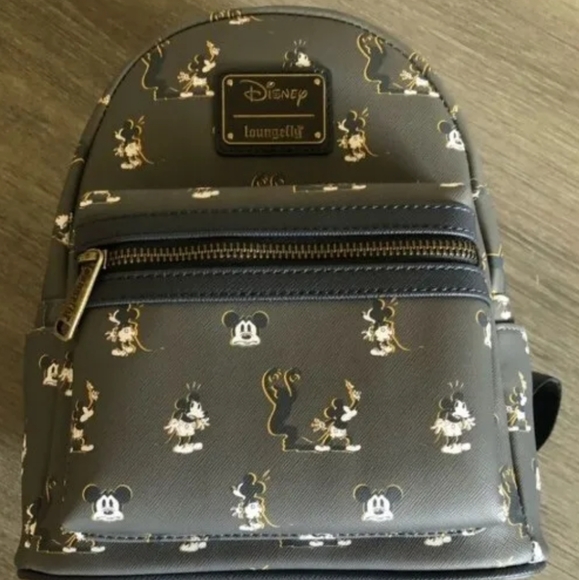 Loungefly Disney Mickey Mouse Mini Backpack Spooked Spooky DISNEY PARK BAG NWT - Picture 2 of 7